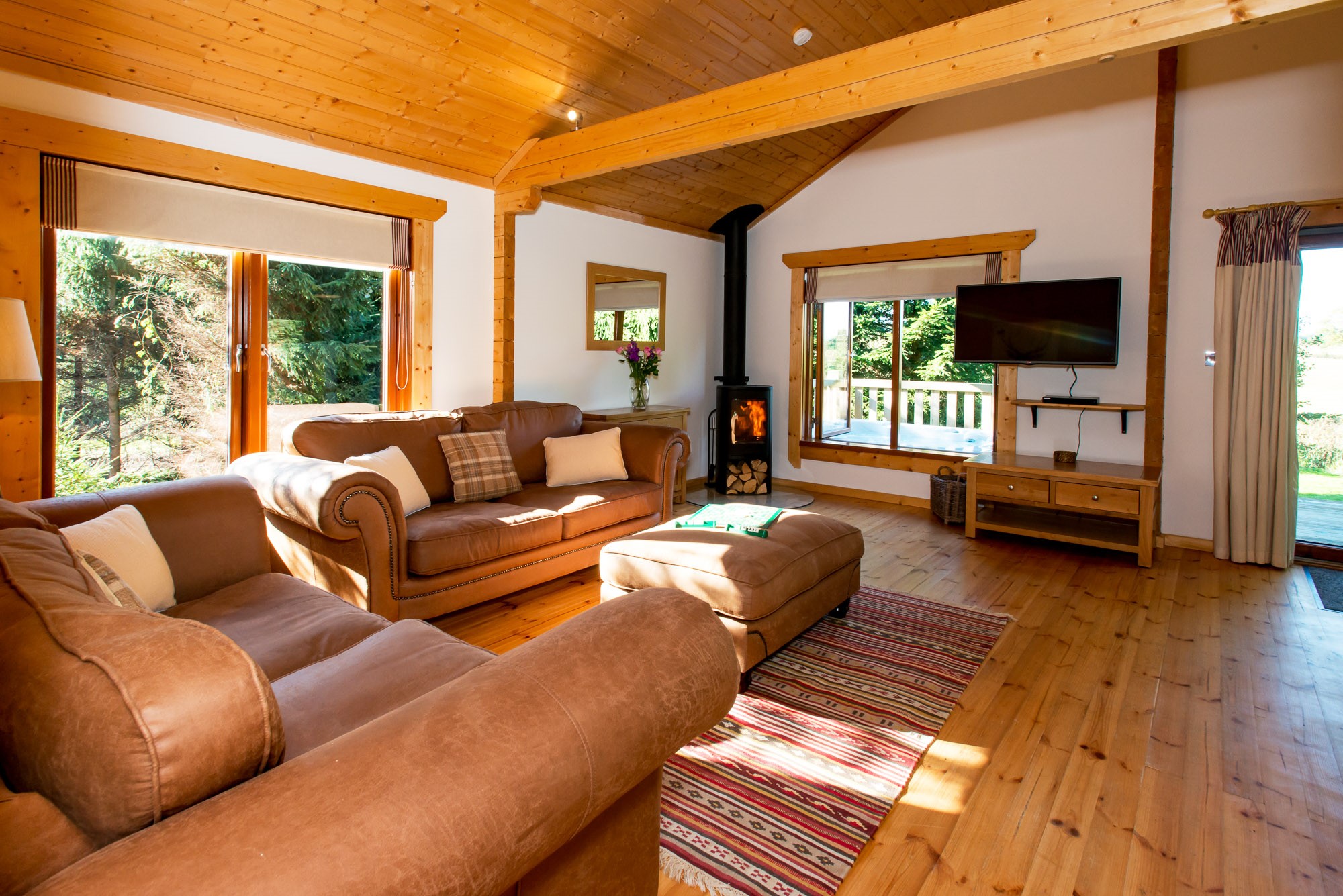 Henning Lodge sitting room